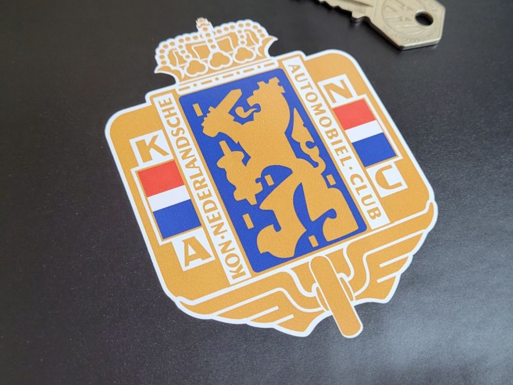 KNAC Kon Nederlandsche Automobiel Club Logo Sticker - 4.25"