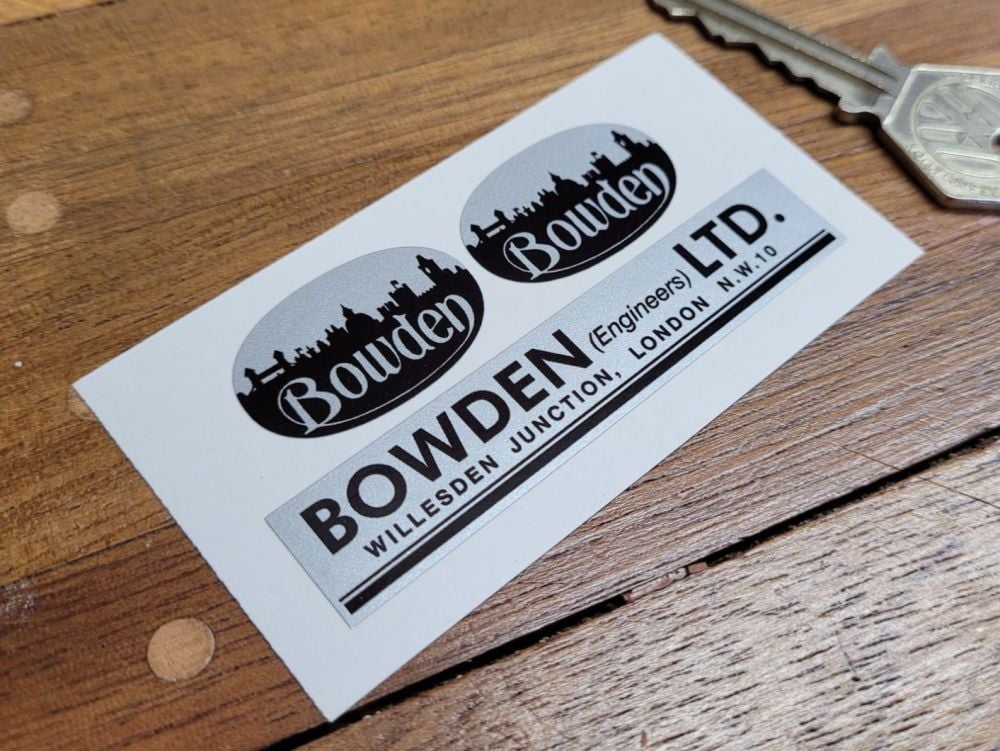 Bowden Engineers London Stickers - Set of 3