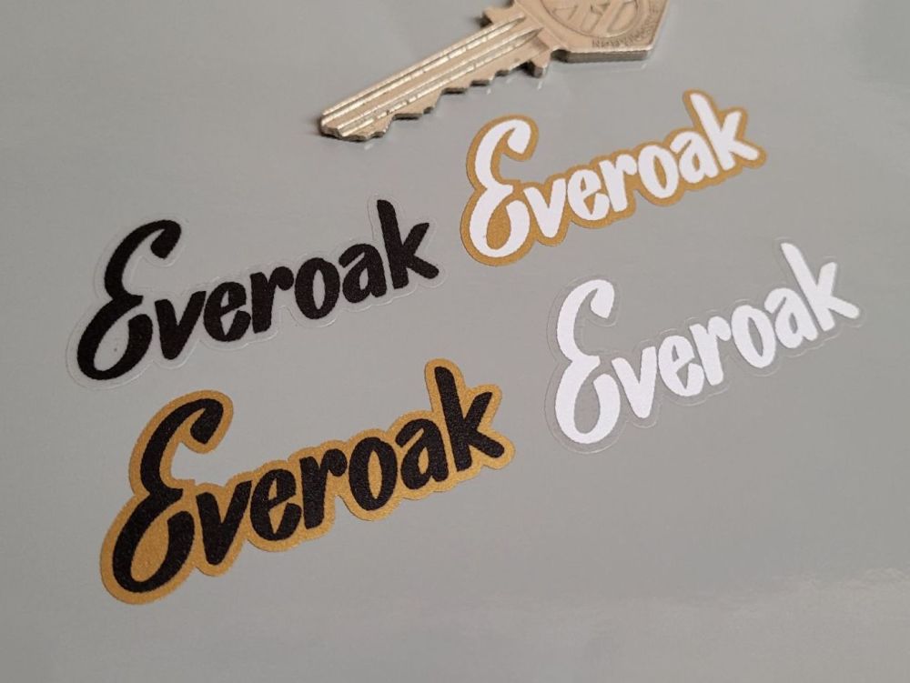 Everoak Helmets Printed Text Sticker - 2
