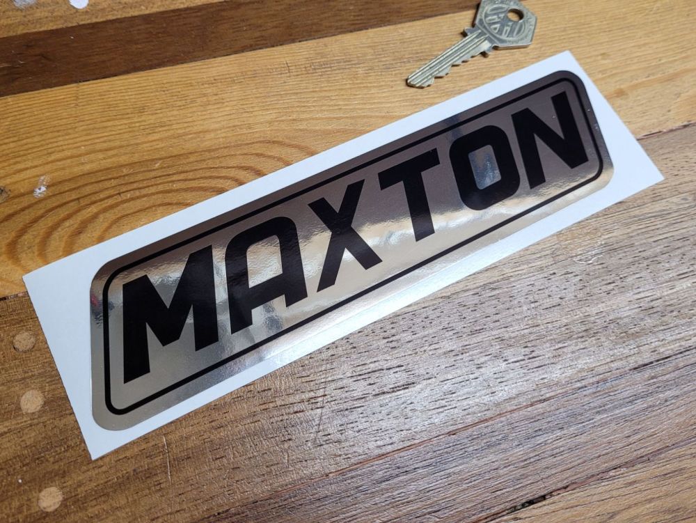 Maxton Black & Foil Sticker - 8"