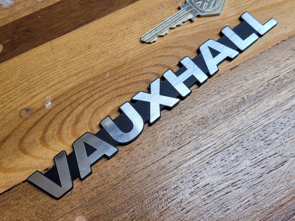 Vauxhall Text Self Adhesive Car Badge - 6.75