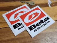 Beta Motorcycles Stickers - 2