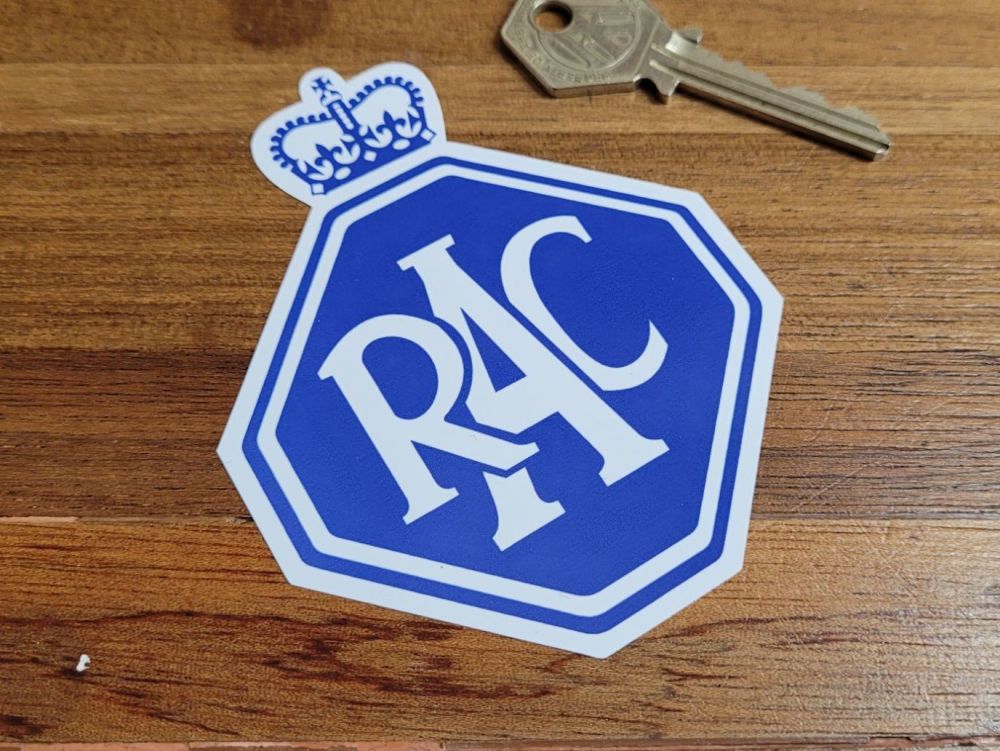 RAC Old Style Static Cling Sticker. 3