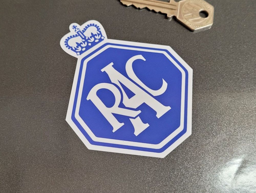 RAC Old Style Sticker - 2.5", 4.5", 5", or 8"