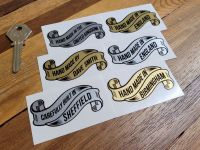Personalised Scroll Stickers - Various Colours - 2.5