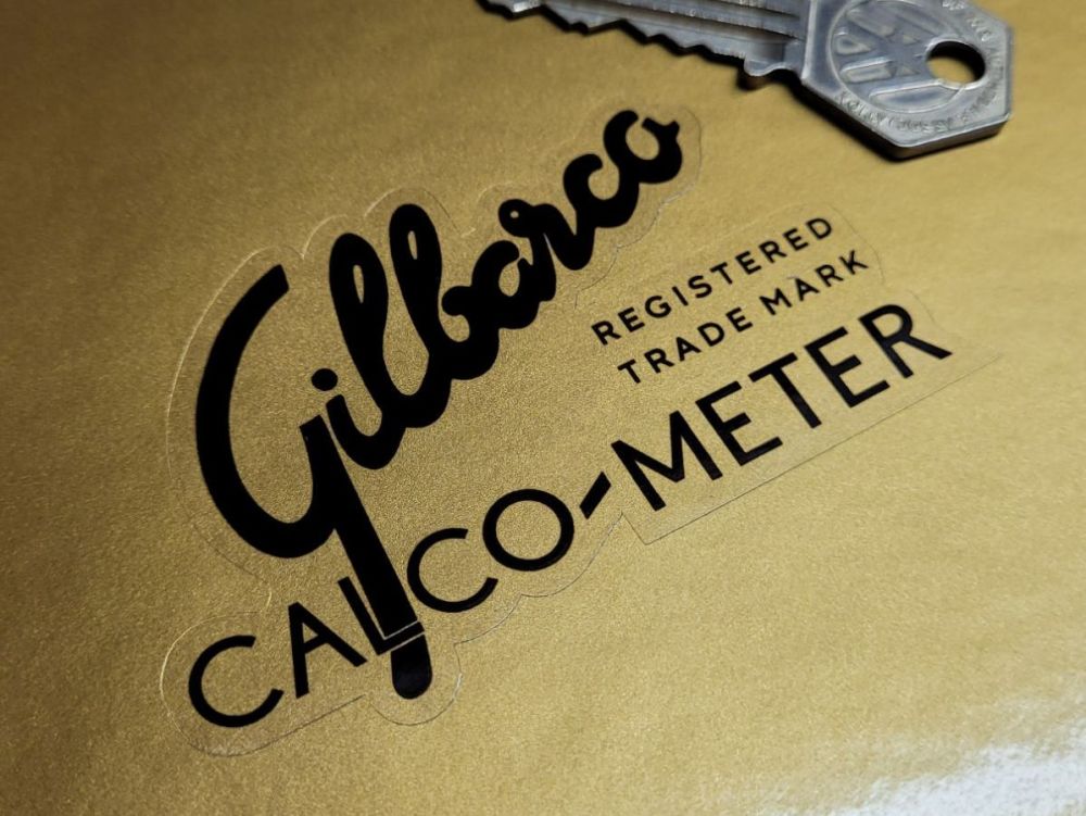 Gilbarco Calco-Meter Sticker - 3.25
