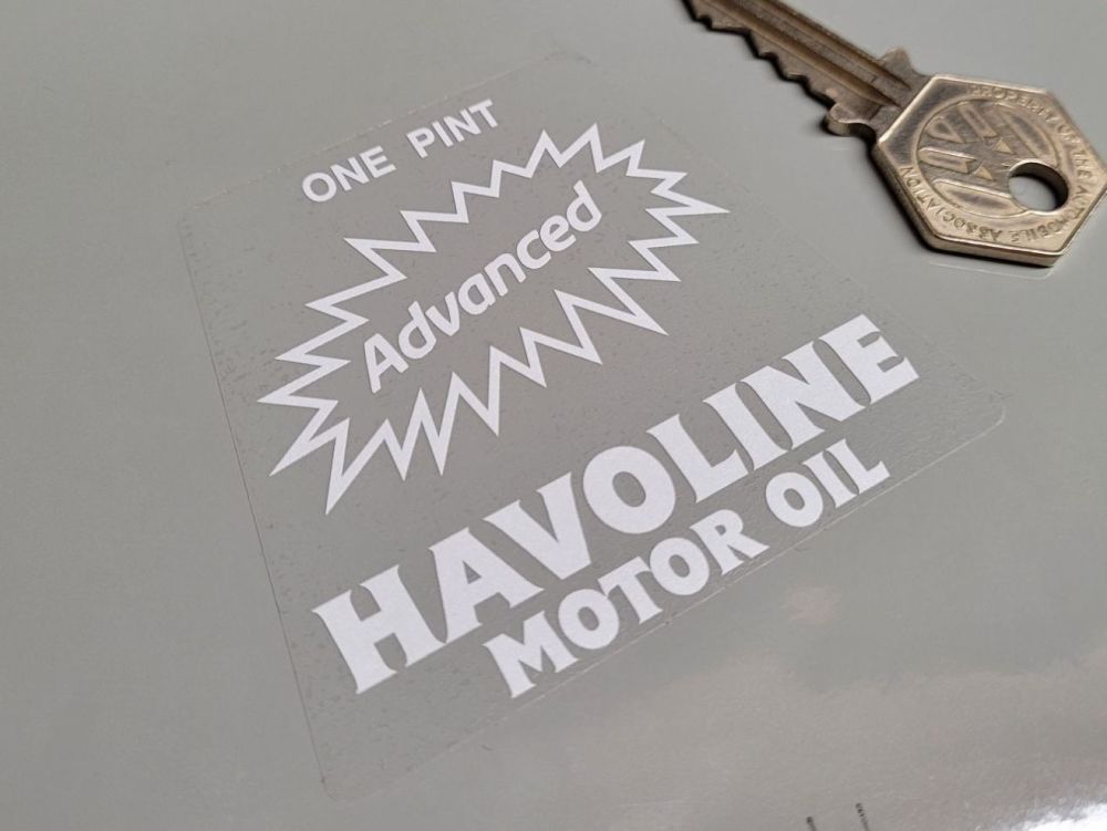 Havoline Motor Oil Advanced One Pint Sticker - 3"