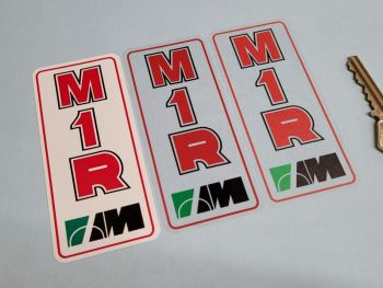 Marzocchi M1R Fork Slider Green Detail Stickers - 4" Pair 