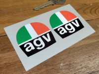 AGV Helmets Old Style Reflective Stickers - 36mm or 48mm Pair