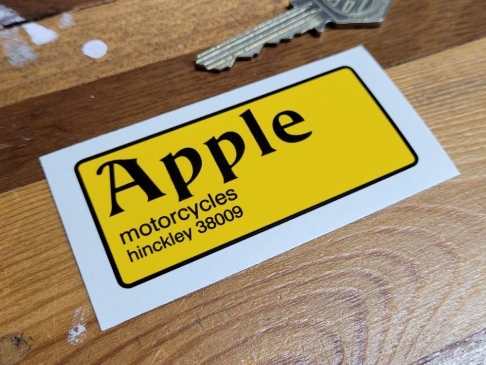 Apple Motorcycles Sticker - 3"