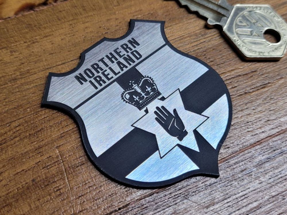 Northern Ireland Shield Style Self Adhesive Car Badge - 2"