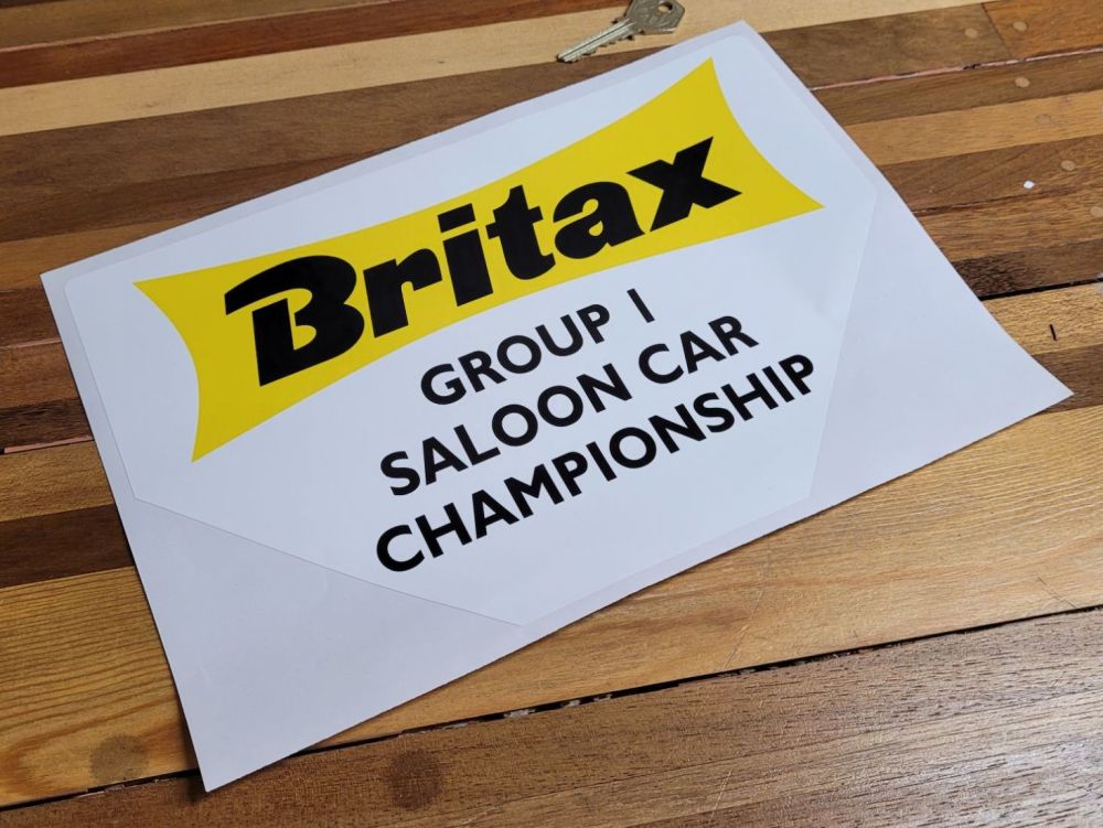 Britax Group 1 Saloon Car Championship Sticker - 11.75