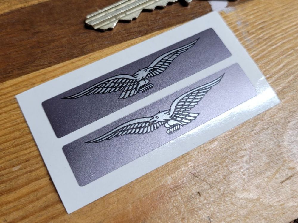 Moto Guzzi Eagle Oblong Stickers - 60mm Pair