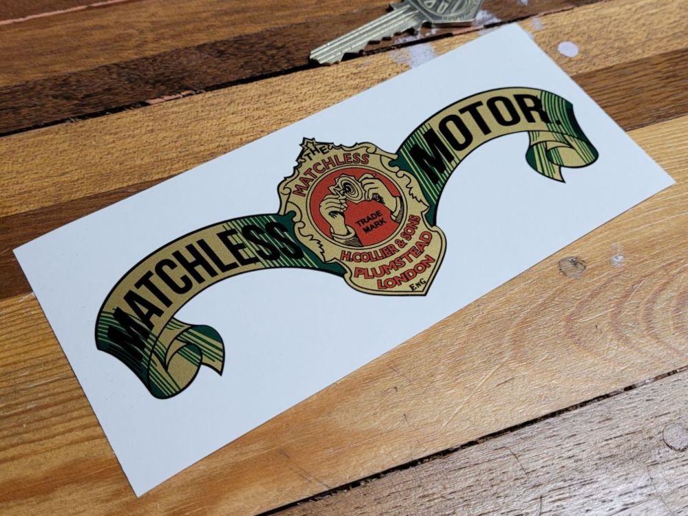 Matchless H. Collier & Sons Scroll Logo Sticker - 6"