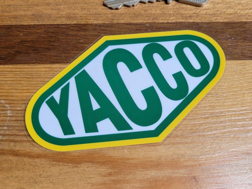 Yacco Window Sticker - 4"
