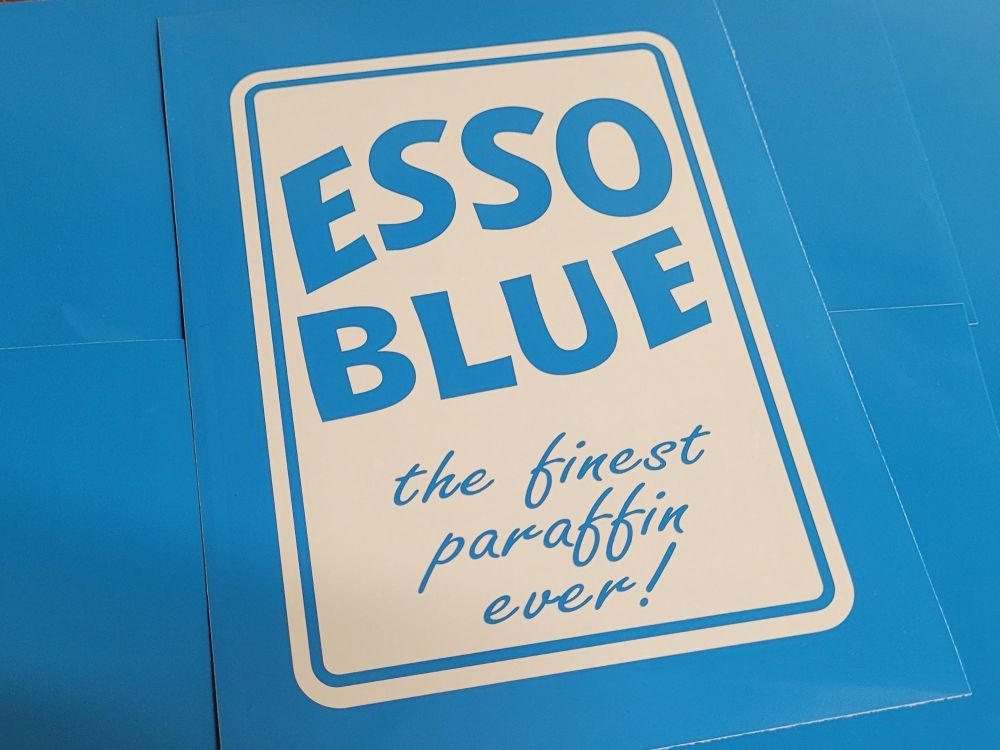 Esso Blue The Finest Paraffin Ever! Cut Vinyl Style 1 Sticker - 6"