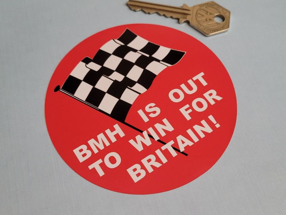BMH Is Out To Win For Britain! Sticker - 4