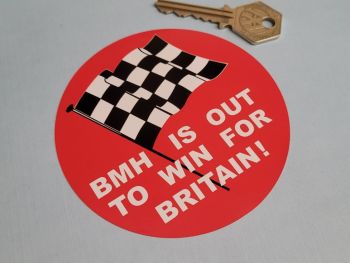 BMH Is Out To Win For Britain! Sticker - 4"