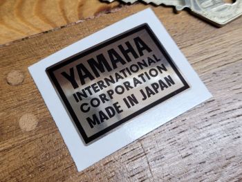 Yamaha International Corporation Made in Japan Sticker - 1.75"