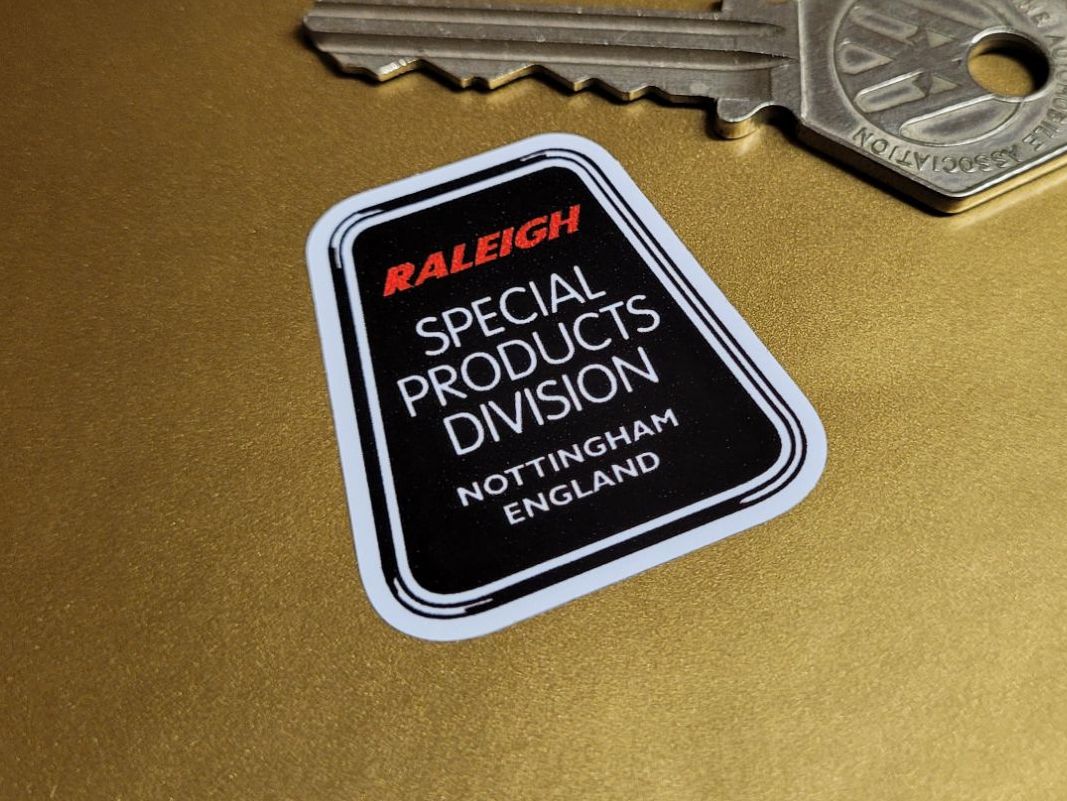 Raleigh Special Products Division Sticker - 1.5