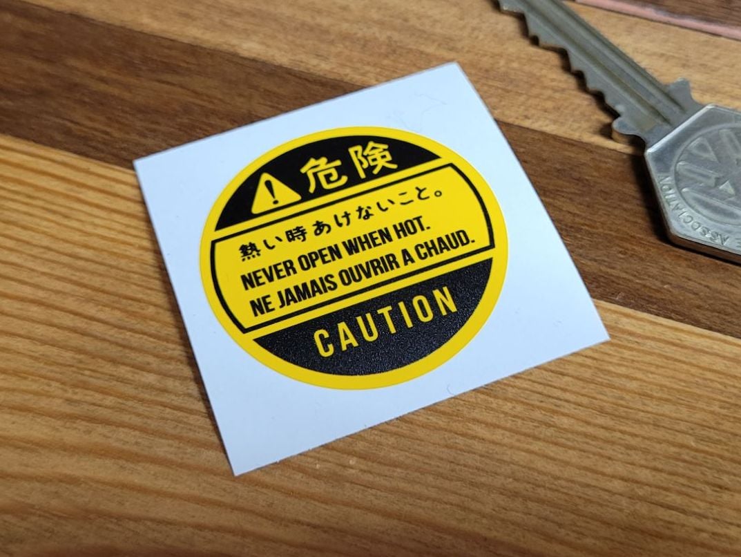 Toyota Radiator Cap Sticker - 40mm