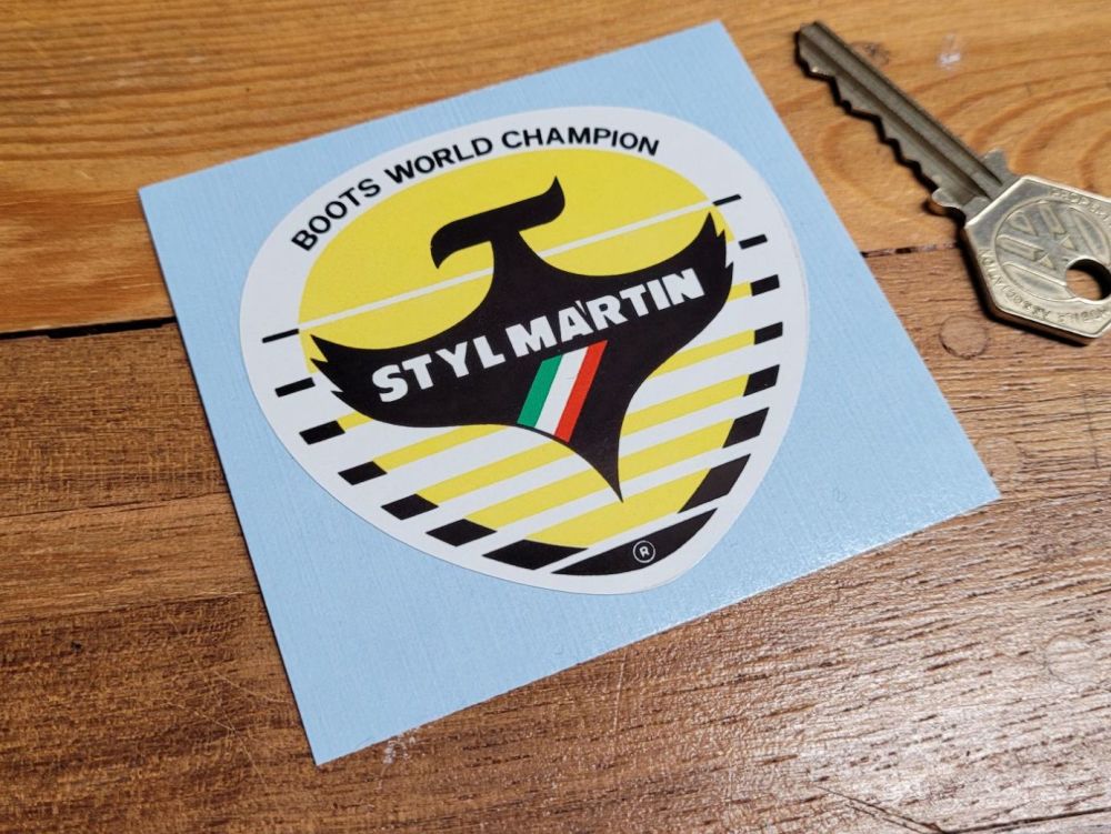 Stylmartin Boots World Champion Sticker - 3"