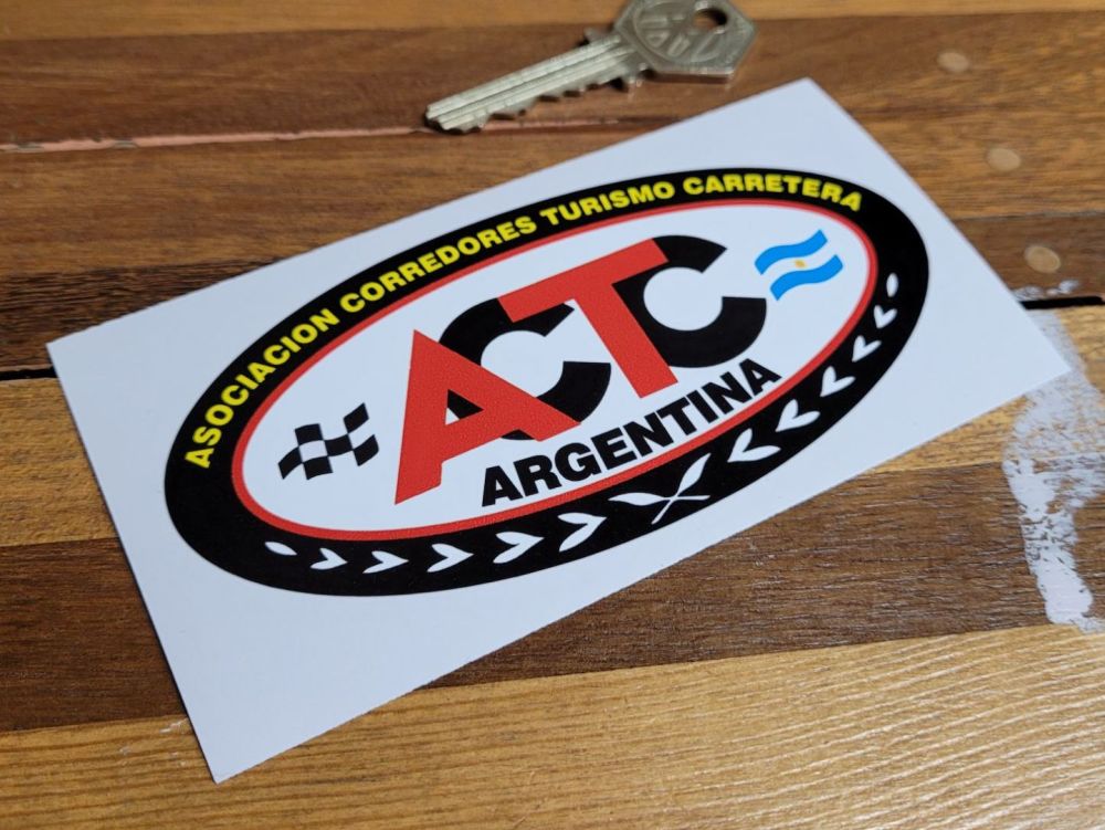 ACTC Asociacion Corredores Turismo Carretera Argentina Sticker - 4.75"