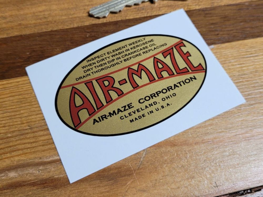 Air-Maze Corporation Filter Sticker - 3"
