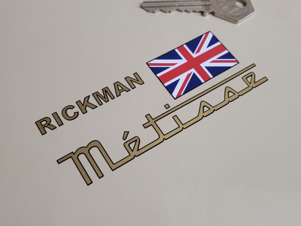 Rickman Metisse Cut Out Stickers. 4.5