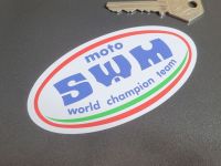 SWM Moto World Champion Team Sticker - 4"