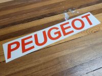 Peugeot Cut Vinyl Text Sticker - 29.5"