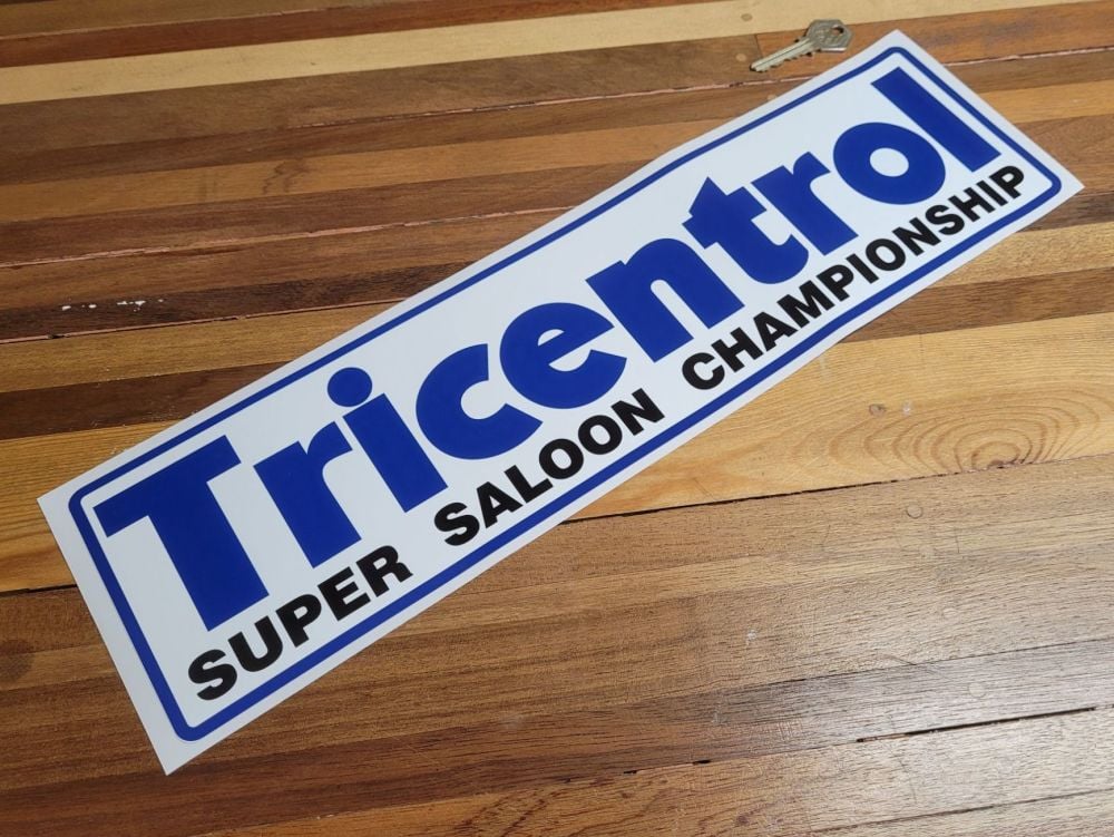 Tricentrol Super Saloon Championship Sticker  - Style 2 - 18.5"