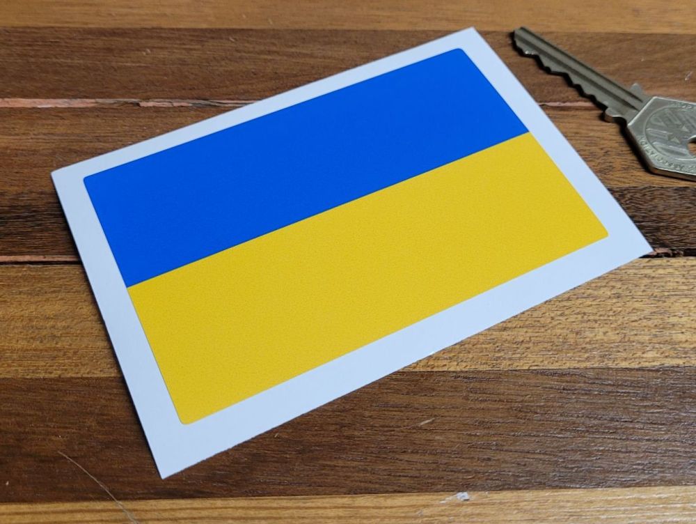 Ukrainian Flag Stickers - 4
