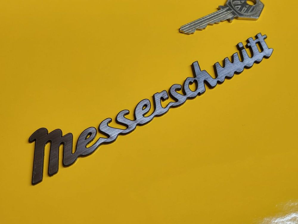 Messerschmitt Text Self Adhesive Car Badge - 6.25"