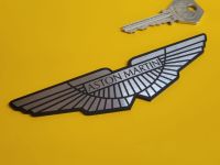 Aston Martin Winged Logo Laser Cut Car Self Adhesive Badge - 5.25" or 8.5"