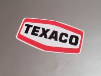 Texaco Plain Text Logo Stickers - Various Sizes