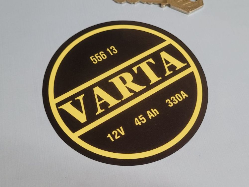 Varta Battery Sticker - 556 13 - 100mm