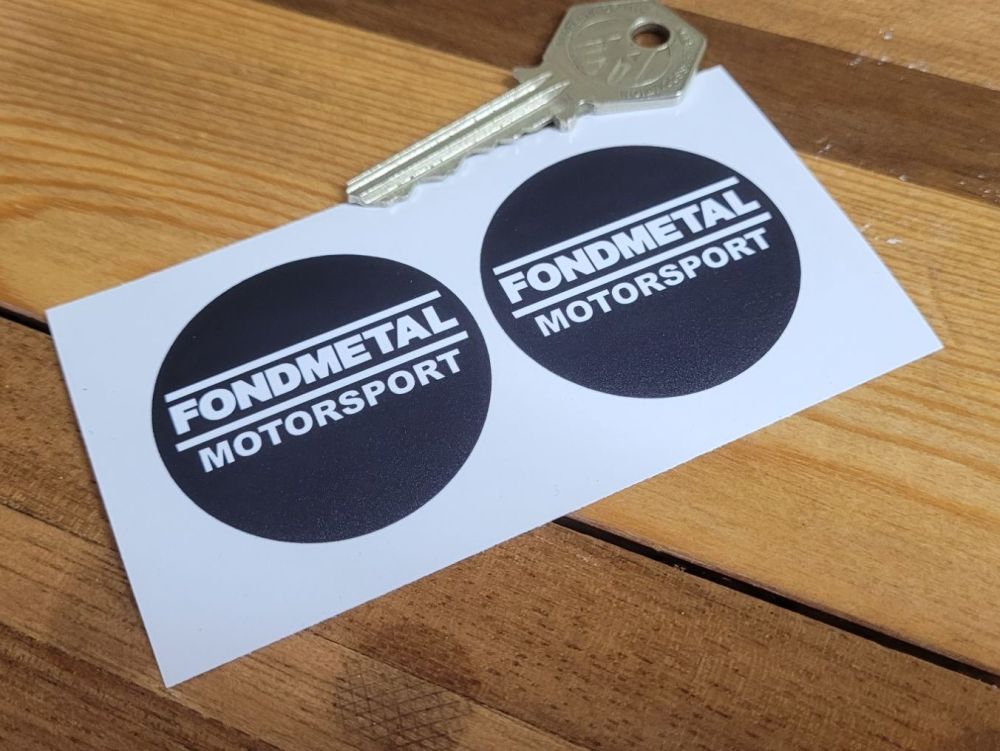 Fondmetal Motorsport Stickers - 45mm Pair