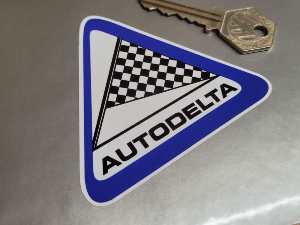 Autodelta Performance Parts Later Style Stickers - 3" or 4" Pair