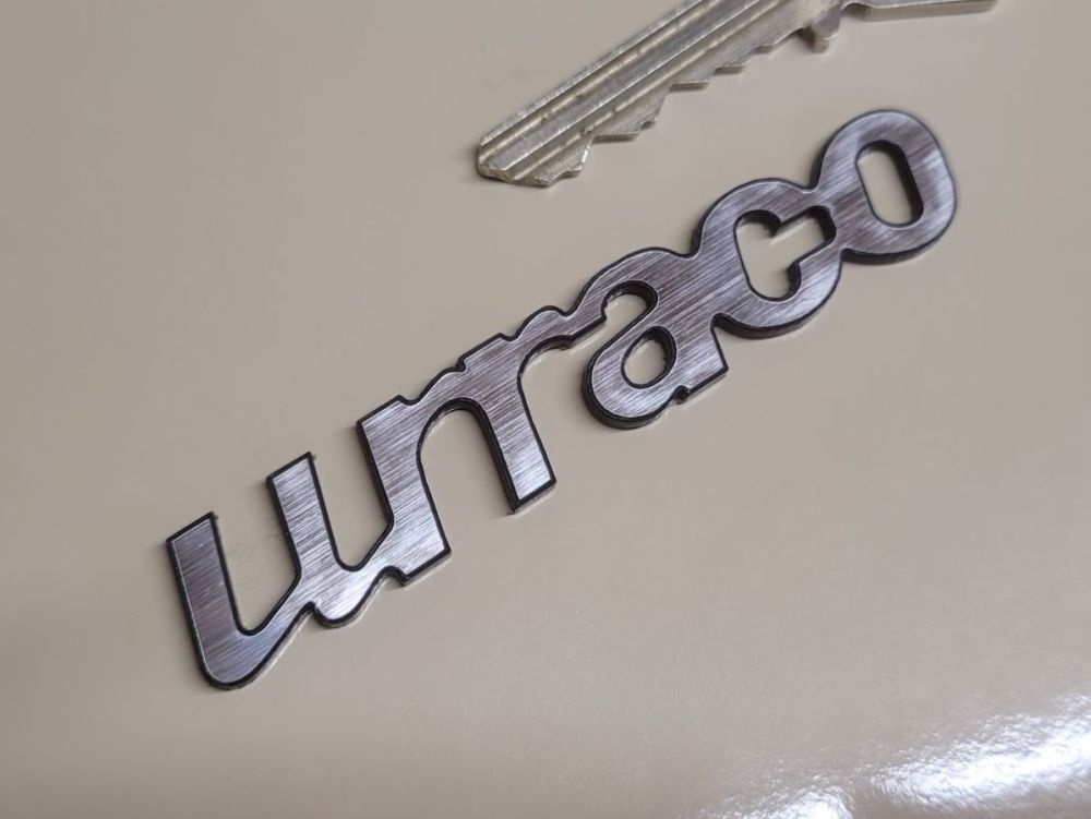 Lamborghini Urraco Style Laser Cut Self Adhesive Car Badge - 3"