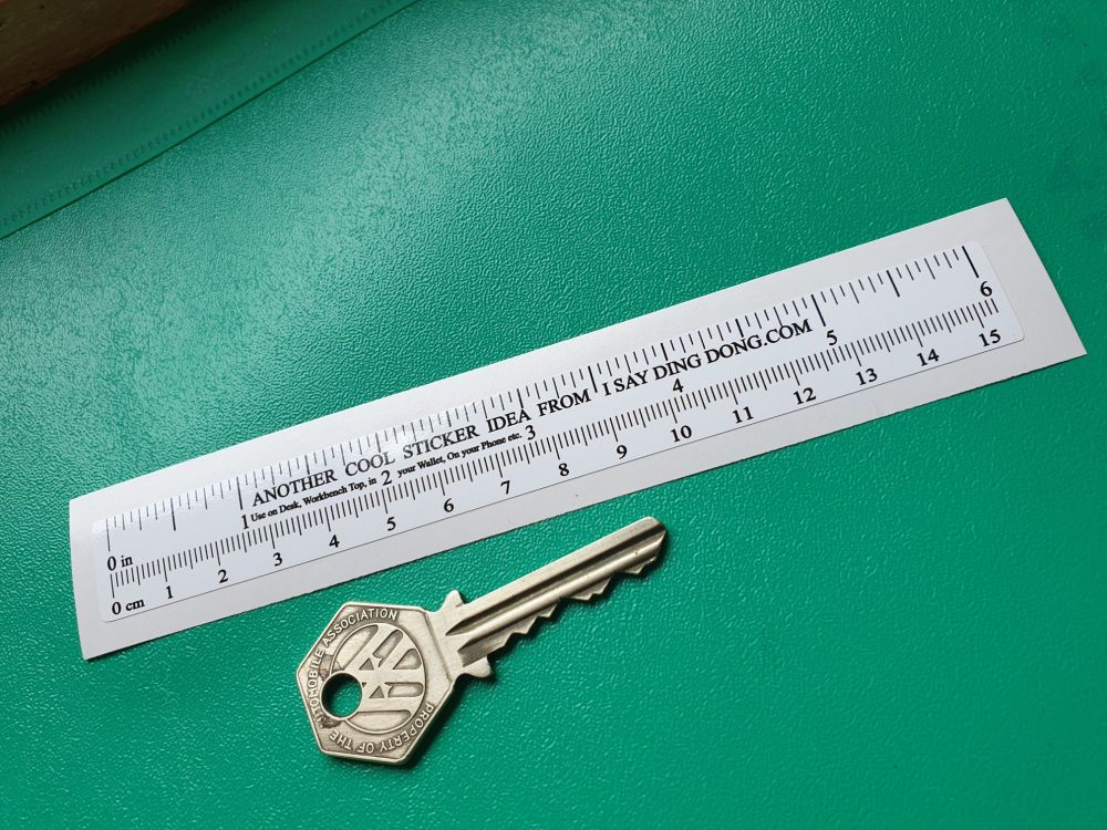 Ruler Self Adhesive Sticker - 6", 12" or 19.5"