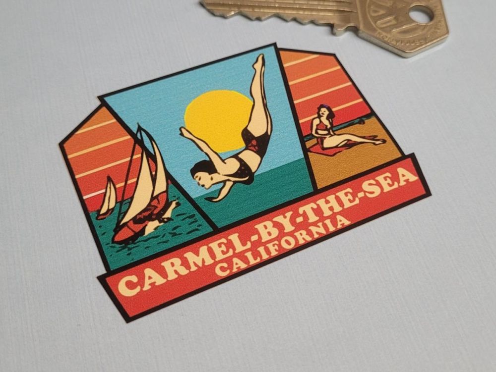 Carmel by the Sea California Sticker - 3"