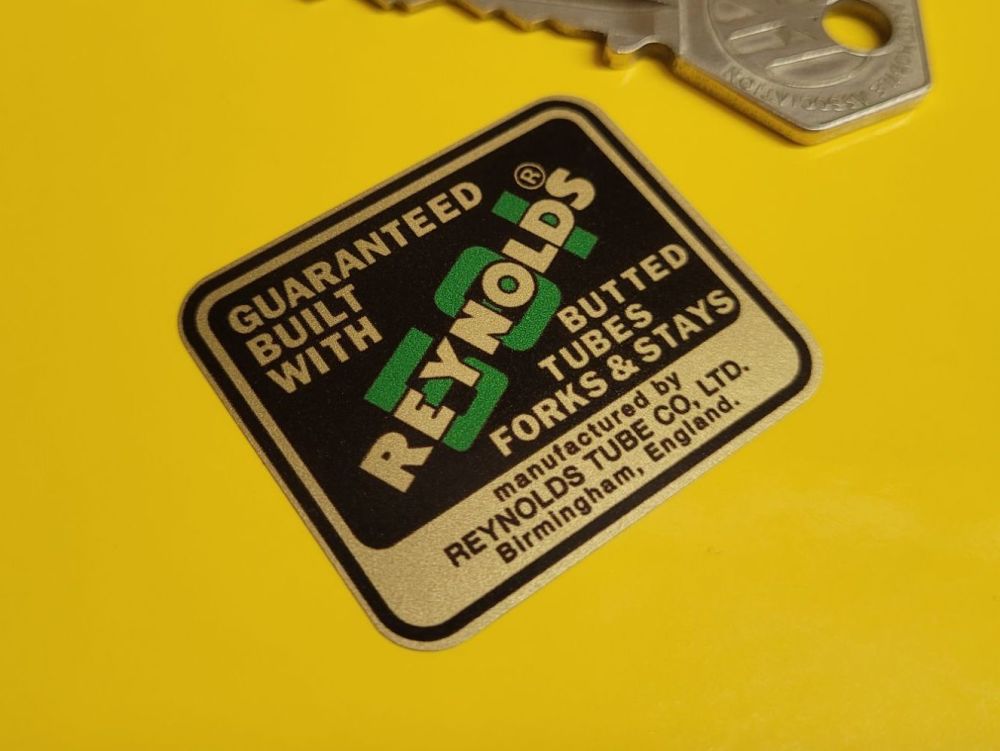 Reynolds 531 Guaranteed Built With Sticker - 42mm or 57mm