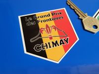 Chimay Les Grand Prix des Frontieres Circuit Sticker - 2.5"