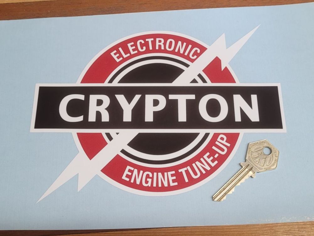 Crypton Electronic Engine Tune-Up Sticker - 8"