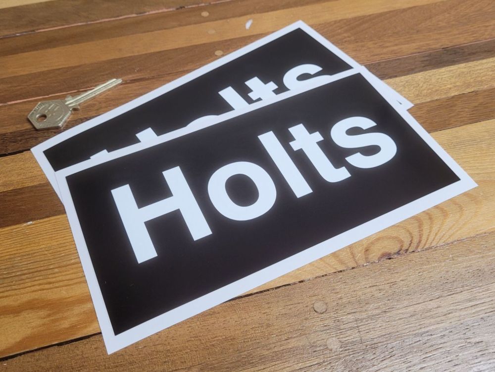 Holts Black & White Stickers - 7.75