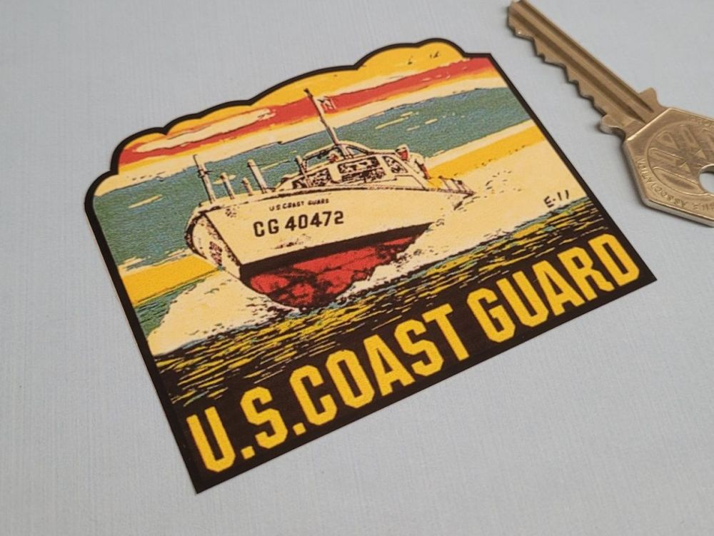 US Coast Guard Sticker - 3.25"