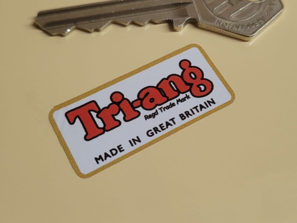 Tri-ang Made in Great Britain Logo Sticker - 40mm