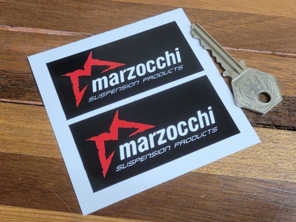 Marzocchi Suspension Products Oblong Stickers - 3" Pair