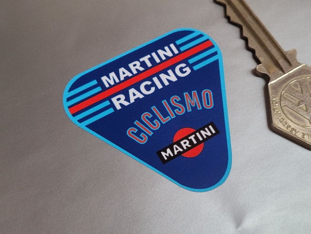 Martini Racing Ciclismo Bicycle Stickers - 2" Pair
